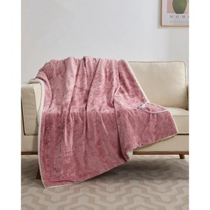 Electric Throw Blanket, Velvet Soft Fast Heating Blankets Throw, 4 Heat Levels & 4H Auto Off, Machine Washable, Over-Heat Protection, ETL Certified - 1 of 4