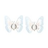 Unique Bargains Embroidered Butterflies Shoelace Charms 1 Pair - 4 of 4