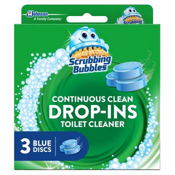 Scrubbing Bubbles Continuous Clean Drop-Ins Toilet Bowl Cleaner - 4.23oz/3ct