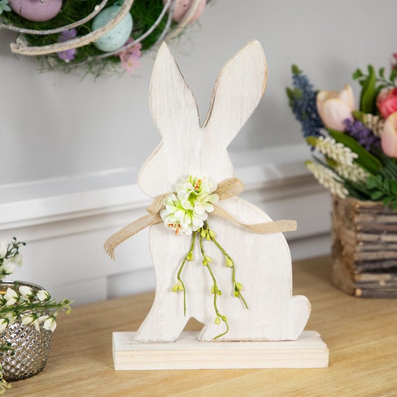 Northlight Distressed Rabbit Silhouette Easter Decoration - 11.25", 2 of 6