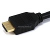 Monoprice 8-inch 28AWG High Speed Male to Female HDMI Port Saver - Black - 3 of 3