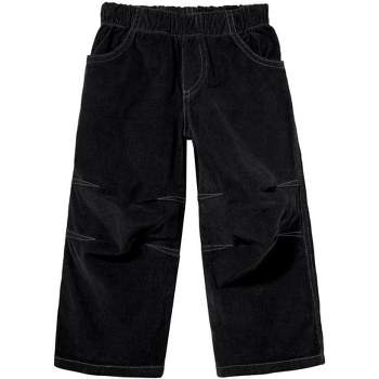 City Threads USA-Made Boys Soft Stretch Cord Pants With Knee Articulation - Contrast Stitch