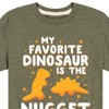 Boys' - Instant Message - My Favorite Dinosaur Is The Nugget Short Sleeve Graphic T-Shirt - 2 of 4