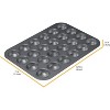 Chicago Metallic Professional 24-Cup Non-Stick Mini-Muffin Pan, 15.75-Inch-by-11-Inch - 4 of 4