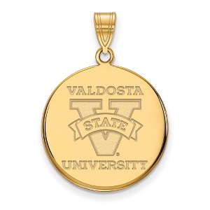 Black Bow Jewelry 14k Yellow Gold Valdosta State Blazers NCAA Large Pendant - 1 of 3