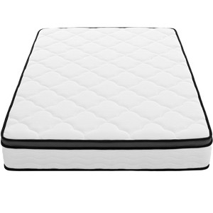 Vynxaria Queen Hybrid Mattress in a Box Bamboo Fiber Cover (OEKO-TEX), Memory Foam and Pocket Springs (Motion Isolation) - 1 of 4