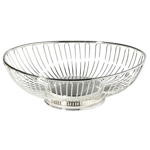 Jiallo  11" Silver Plated Oval Basket - image 1 of 1