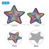 Unique Bargains DIY Embroidery Sequin Glitter Star Shape Iron on Patches 28 Pcs - 2 of 4
