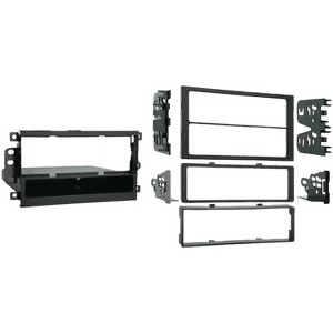 Metra® Single- or Double-DIN ISO Multi Kit for 1990 through 2012 GM®/Isuzu®/Suzuki® in Black - 1 of 1