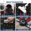 Christmas Area Rug, Christmas Tree Print Throw Carpet with Non Slip Backing, Non Shedding Low Pile Floor Carpet for Living Room, Bedroom - 4 of 4