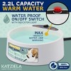 Katziela 2 Liter  Heated Pet Water Bowl With Anti-Bite Cord To Keep Your Pet's Bowl Warm On Cool Day's - 4 of 4