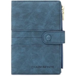 BEAFUP RFID Blocking Passport Wallet for Women - Slim Travel & Daily Use Card Holder with Multiple Slots, Vegan Leather - 1 of 4