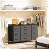 Jojoka Dresser TV Stand, Wide Entertainment Center with 10 Drawers for 55” TV,  Waterproof Wood Top - 2 of 4