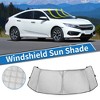 Unique Bargains Car Window Cover for Honda N-BOX JF5 / JF6 Series Aluminum Film Foldable - 2 of 4