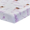 Everyday Kids Toddler Fitted Sheet and Pillowcase Set - Ballerina - Soft Breathable Microfiber Toddler Sheet Set - 4 of 4