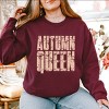 Autumn Queen Block Distressed - Women's Graphic Sweatshirt - 3 of 4