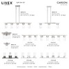 Livex Lighting Carson 1 - Light Flush Mount in  Brushed Nickel - 4 of 4
