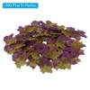 Unique Bargains Wedding Party Thanksgiving Halloween Decoration Autumn Artificial Maple Leaves - 3 of 4