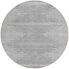 Gray And Ivory Abstract Washable Indoor Outdoor Area Rug - 4 of 4