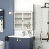 Modern Decorative Storage Cabinet, CENGHU 2-Door Wall Cabinet with Featuring 3-Tier Storage for  Entryway, Living Room, Bathroom, Dining Room - 2 of 4