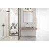 Kinsley 3-Bulb Glass Vanity Light - Industrial Style, Dimmable, Damp Rated, 22" Wide - 3 of 4