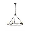 Elegant Lighting Maine Collection Chandelier D32.4 H23.25 Lt:6 Black Finish - 3 of 4