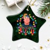 Let There Be Light Funny Cousin Eddie Griswold Christmas Ornament - 4 of 4