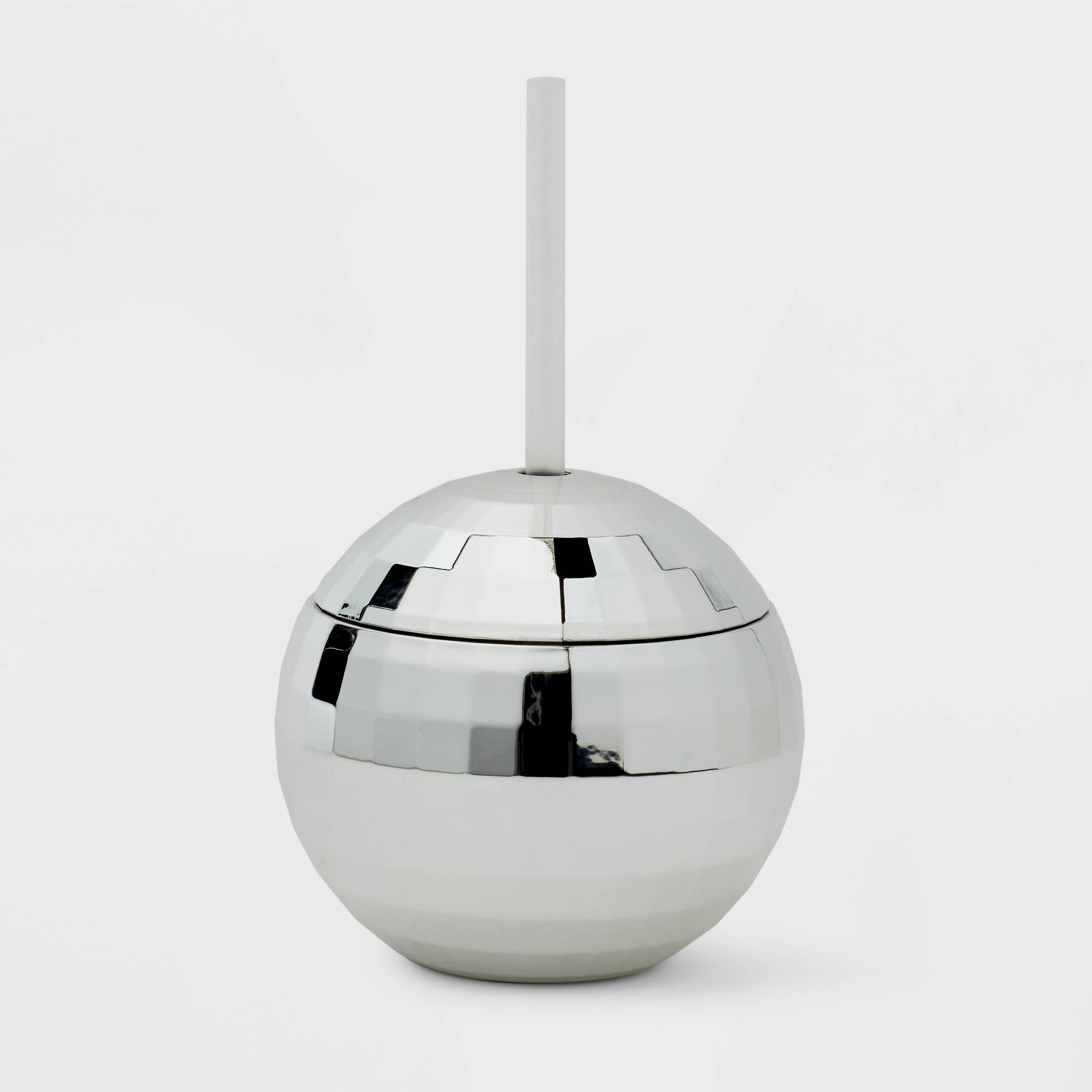Disco Ball Shaped Cup Silver 14 fl oz - Spritz™