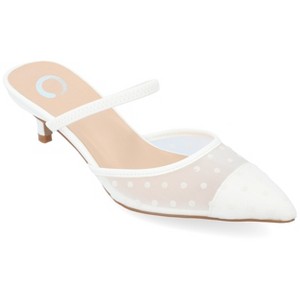Journee Collection Womens Allana Slip On Kitten Heel Mule Pump - 1 of 4