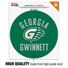 Georgia Gwinnett College Grizzlies Logo Automotive Car Window Locker Circle Bumper Sticker - 3 of 4