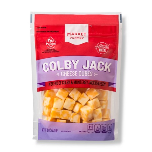 Colby Jack Cheese Cubes 8oz Market Pantry Target