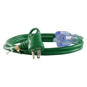 Conntek Indoor 6 ft. L Green Extension Cord 16/3 SJTW - 1 of 1