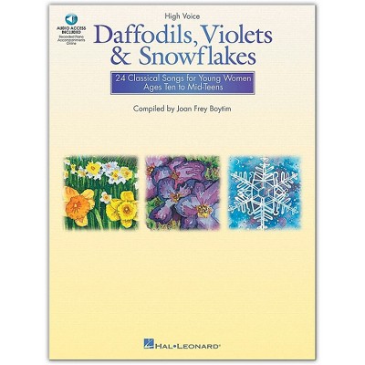 Hal Leonard Daffodils, Violets And Snowflakes for High Voice (Book/Online Audio)