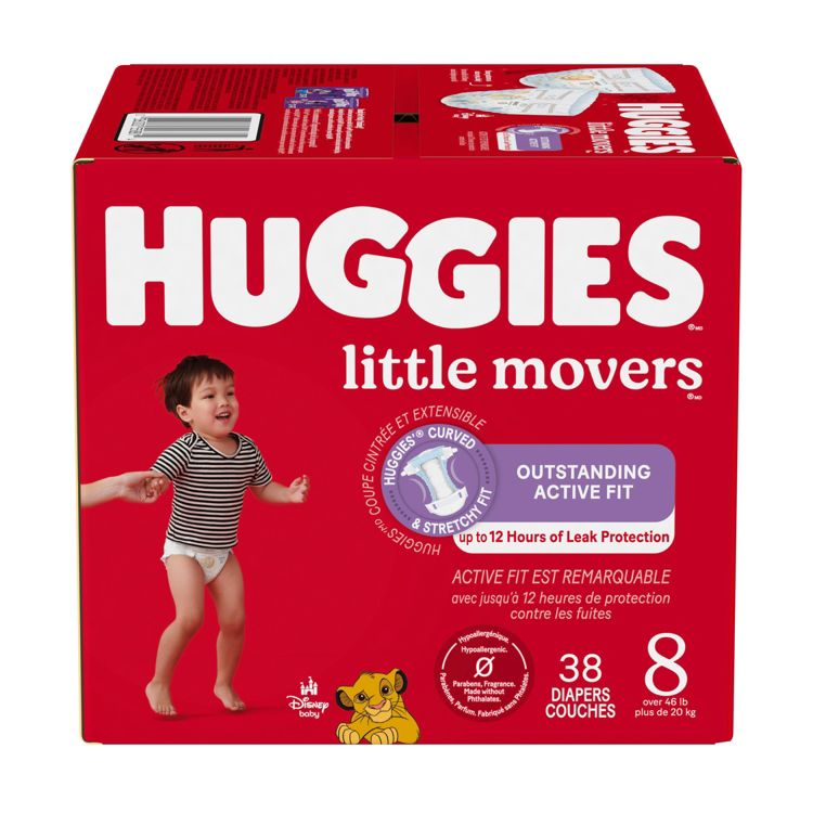 Huggies Little Movers Baby Disposable Diapers - (Select Size and Count), 2 of 15