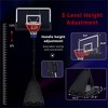 YONWAY Portable Basketball Hoop, Basketball System 8-10ft Height Adjustable and Waterproof, for LED Basketball Hoop Lights for Youth and Adults - 3 of 4
