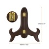 Unique Bargains Wooden Folding Picture Frame Book Decorative Easels or Stands - 2 of 4