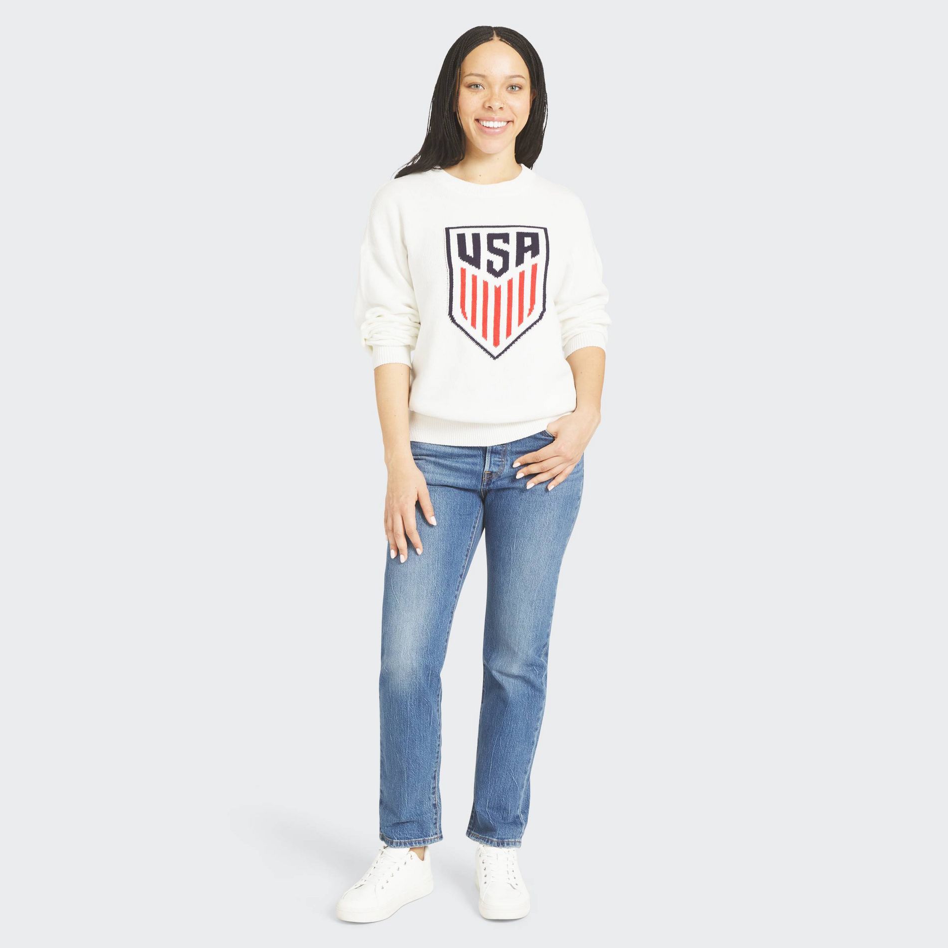 USSF Women's White Sweatshirt