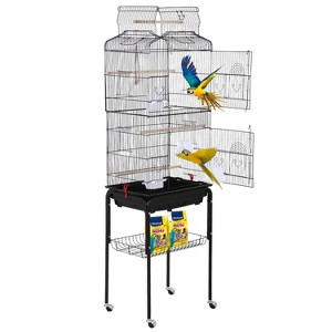 BestMassage 64 Inch Bird Cage Parakeet Cage Parrot Cage for Parakeets Cockatiels and Other Small Birds - 1 of 4