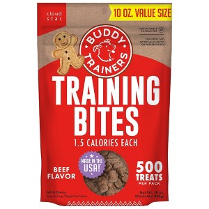 Buddy Biscuits Trainers Training Bites Beef Flavored Chewy Dog Treats - 10oz - 1 of 4