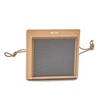 Birds Choice Spruce Creek Collection Hanging Tray Novelty Bird Feeders 3" Natural Teak - 4 of 4