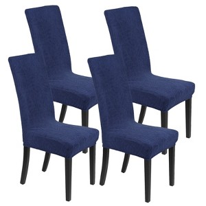 Unique Bargains Waterproof Jacquard Elastic Band Durable Dining Chair Slipcovers - 1 of 4