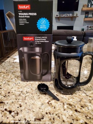 Bodum Brazil 8 Cup / 34oz French Press Coffee Maker - Black : Target