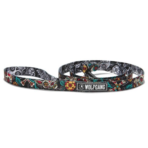 Wolfgang Premium Dog Leash for Dogs, LosMuertos Print Nylon Buckles, Made in USA - image 1 of 4