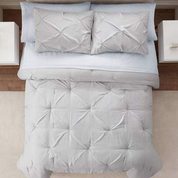 Simply Clean Pleated Comforter Set - Serta : Target