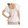 Women's Smocked Poplin Ruffle Top - umgee - 2 of 4