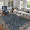 ABYNOW Area Rug Machine Washable, Non Slip, Boho Vintage Print for Living Room - 3 of 4