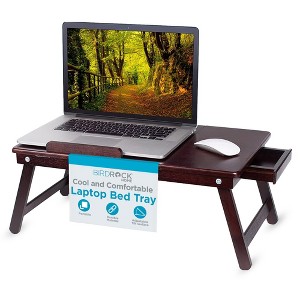 BirdRock Home Bamboo Laptop Bed Lap Tray - Natural - 1 of 4