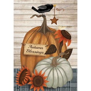 Briarwood Lane Fall Garden Flag 12x18 For Outdoor Rustic Autumn Blessings For Fall Garden Flag Flags For Outside - 1 of 4