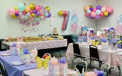 PASTEL STREAMER AND BALLOON PARTY BACKDROP – thepartyville