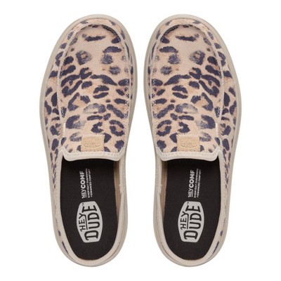 Обувь HEYDUDE Women Austin Lift Classic , Taupe Leopard, 7 — фото 7